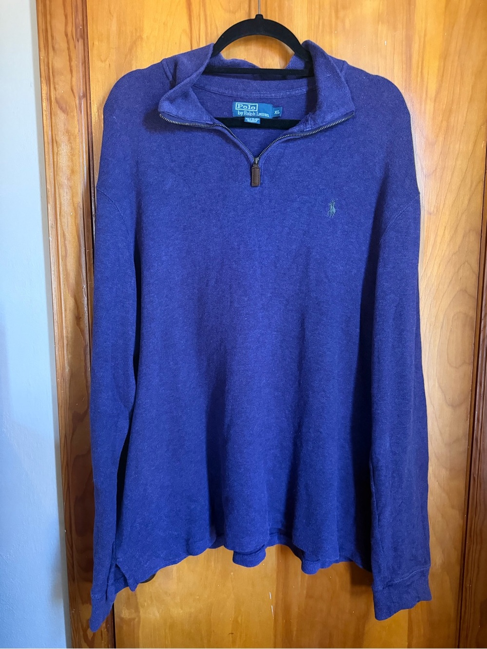 Polo Ralph Lauren Polo Men’s Purple Half-Zip Sweater
